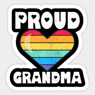 LGBTQ Proud Grandma Gay Pride LGBT  Mother's Day Sticker